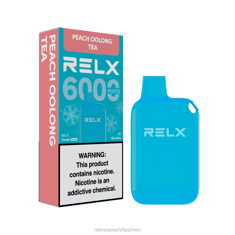 RELX Crush Pocket 6000 Icy | L0ZP10 ‎RELX Vape Philippines Peach Oolong Tea