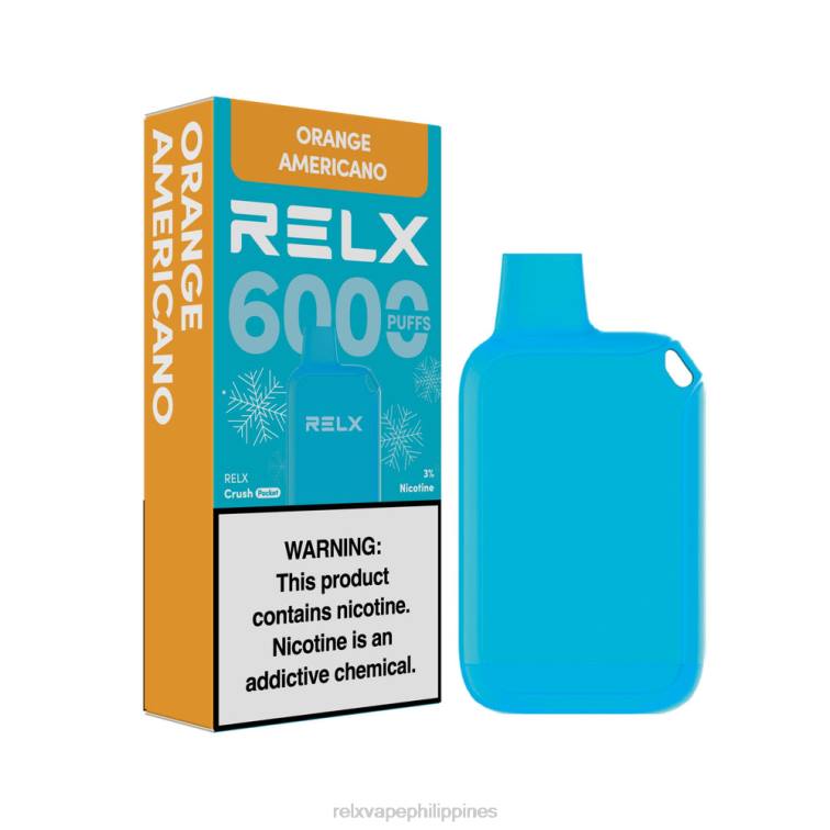 RELX Crush Pocket 6000 Icy | L0ZP15 ‎RELX Davao City Orange Americano