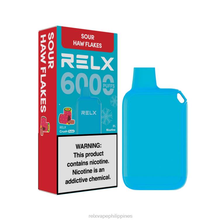 RELX Crush Pocket 6000 Icy | L0ZP16 ‎RELX Vape Davao City Sour Haw Flakes