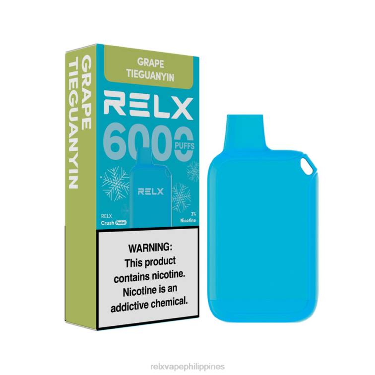 RELX Crush Pocket 6000 Icy | L0ZP18 ‎RELX Vape Philippines Grape TieGuanYin
