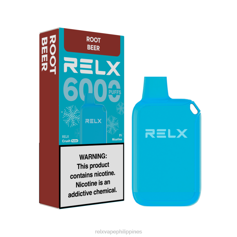RELX Crush Pocket 6000 Icy | L0ZP20 ‎RELX Review Philippines Root Beer
