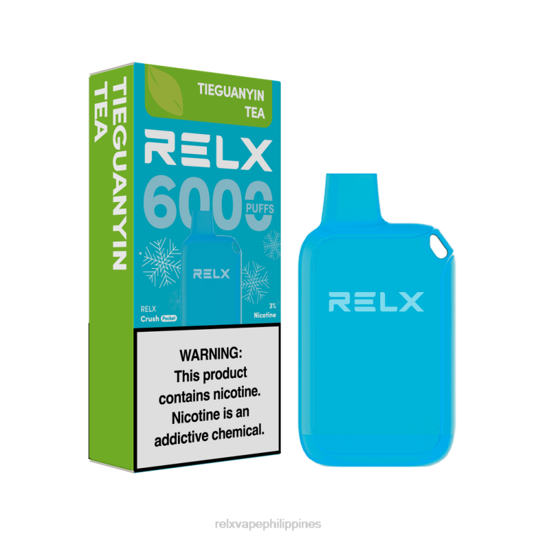 RELX Crush Pocket 6000 Icy | L0ZP22 ‎RELX Store Manila TieGuanYin Tea