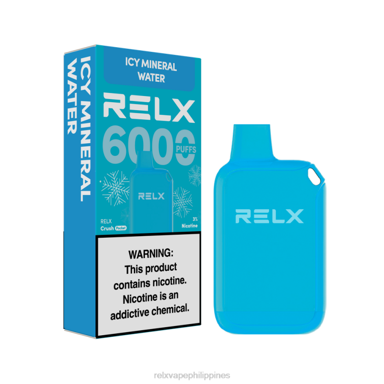 RELX Crush Pocket 6000 Icy | L0ZP23 ‎RELX Davao City Icy Mineral Water
