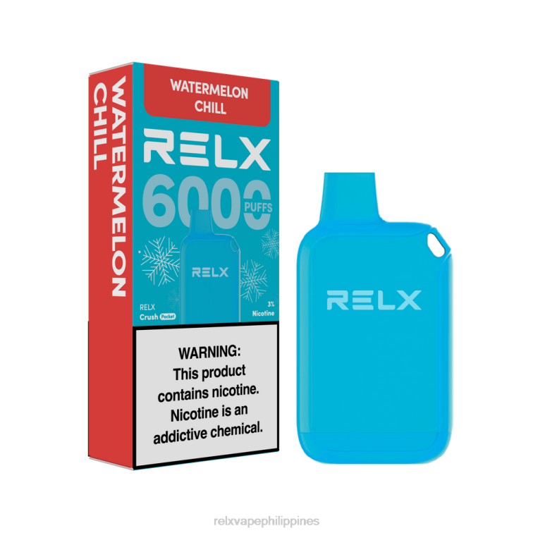 RELX Crush Pocket 6000 Icy | L0ZP24 ‎RELX Vape Davao City Watermelon Chill