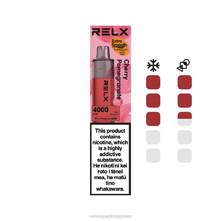 RELX MagicGo 4000 Disposable Vape | L0ZP8 ‎RELX Vape Davao City Cherry Pomegranate