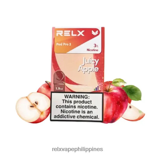 RELX Pod Pro 2 - 3 Pods - RELX Philippines Flavors Juicy Apple 280H6L95