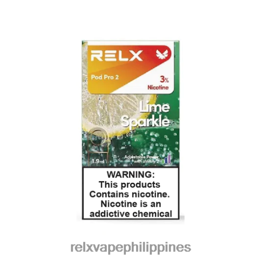 RELX Pod Pro 2 - 3 Pods - RELX Quezon City Lime Sparkle Sprite 280H6L96