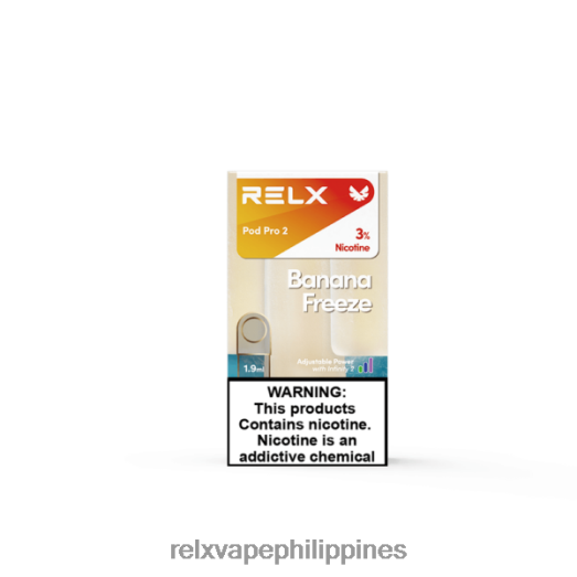 RELX Pod Pro 2 - 3 Pods - RELX Store Manila Banana Freeze 280H6L89