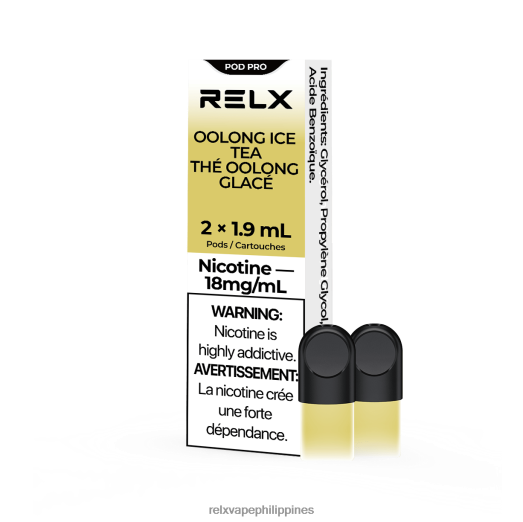RELX Pod Pro - 2 Pods - RELX Philippines Flavors Oolong Ice Tea 280H6L14