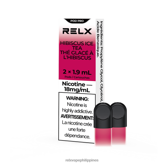 RELX Pod Pro - 2 Pods - RELX Quezon City Hibiscus Ice Tea 280H6L15