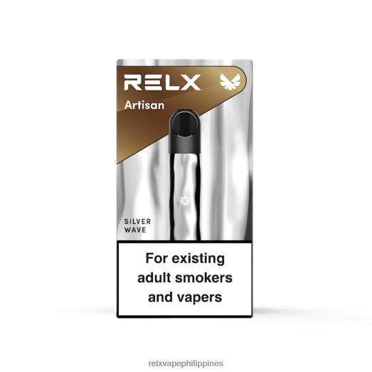 RELX Metal Artisan Device - RELX Philippines Flavors Silver Wave 280H6L65