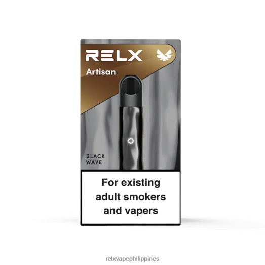 RELX Metal Artisan Device - RELX Vape Philippines Black Wave 280H6L64